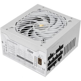 Mars Gaming MPB750SIM Fuente de Alimentación 750W 80 Plus Bronze Modular Blanca Ventilador 140mm Silencioso AI2-RPM 7 Años Garantía